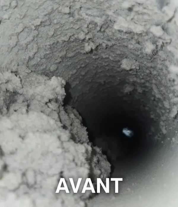 Nettoyage de conduits de sécheuse avant
