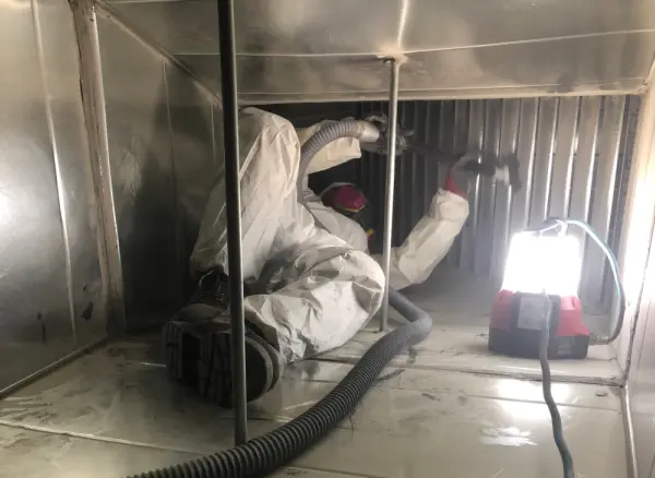 décontamination de conduits de ventilation